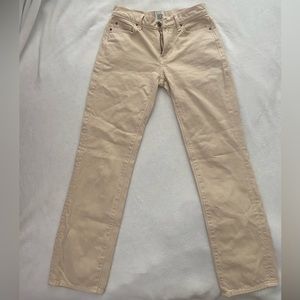 Tan Urban Outfitters BDG Low Rise Jeans Straight Leg
